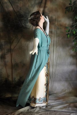 Titanic Costume Edwardian 1st Class Ladies Travelling Dress 