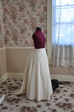 Cream Early Bustle Underskirt 